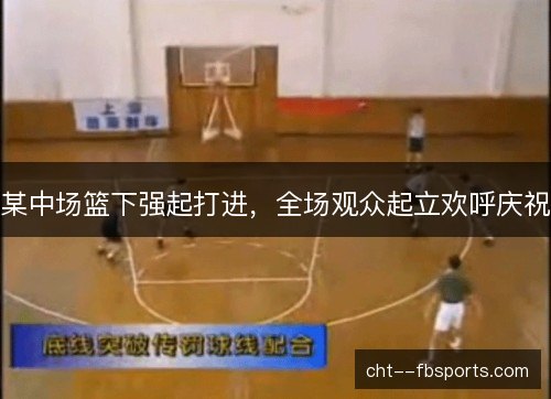 某中场篮下强起打进，全场观众起立欢呼庆祝